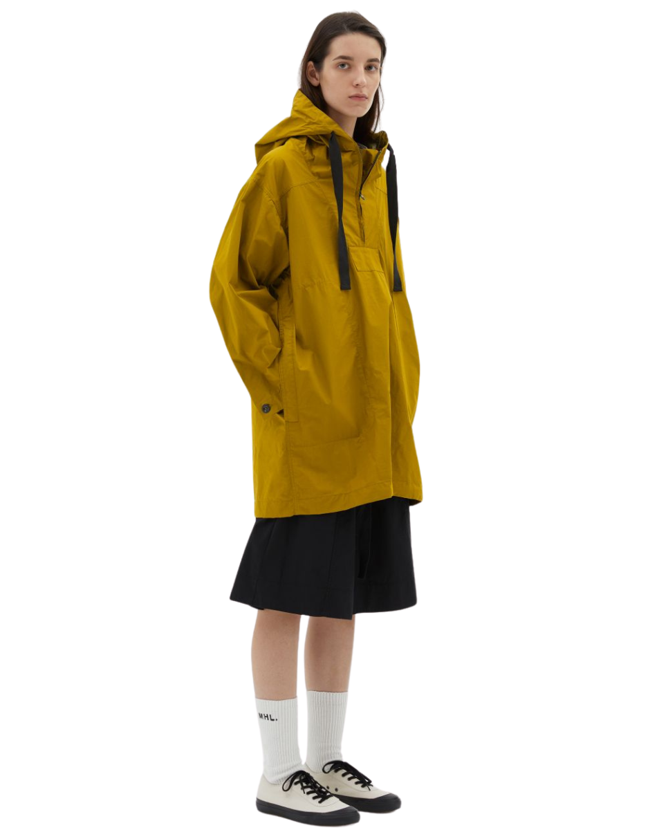 Oversized Kagool Cotton Ripstop Ochre