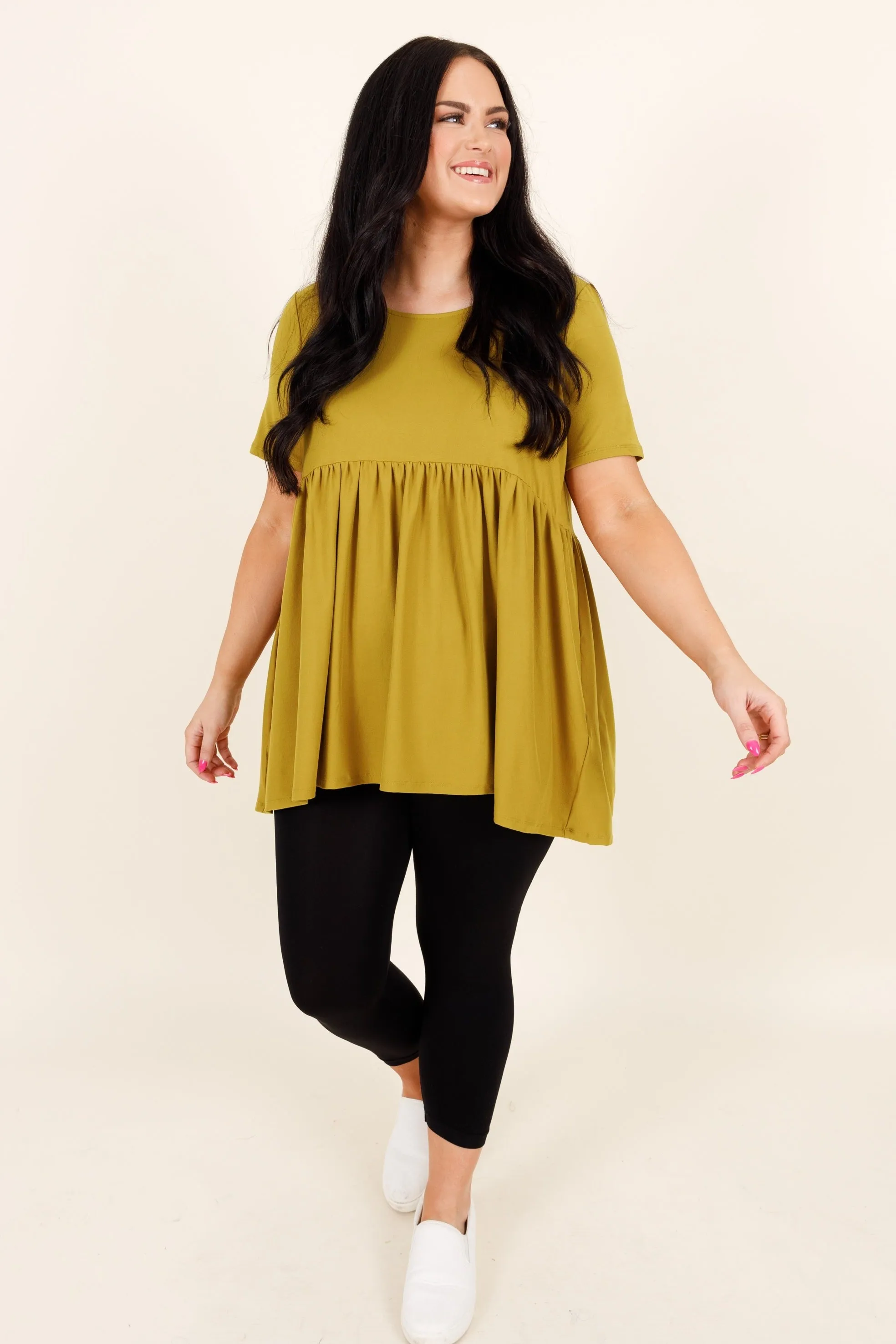 Princess And Punks Top, Olive