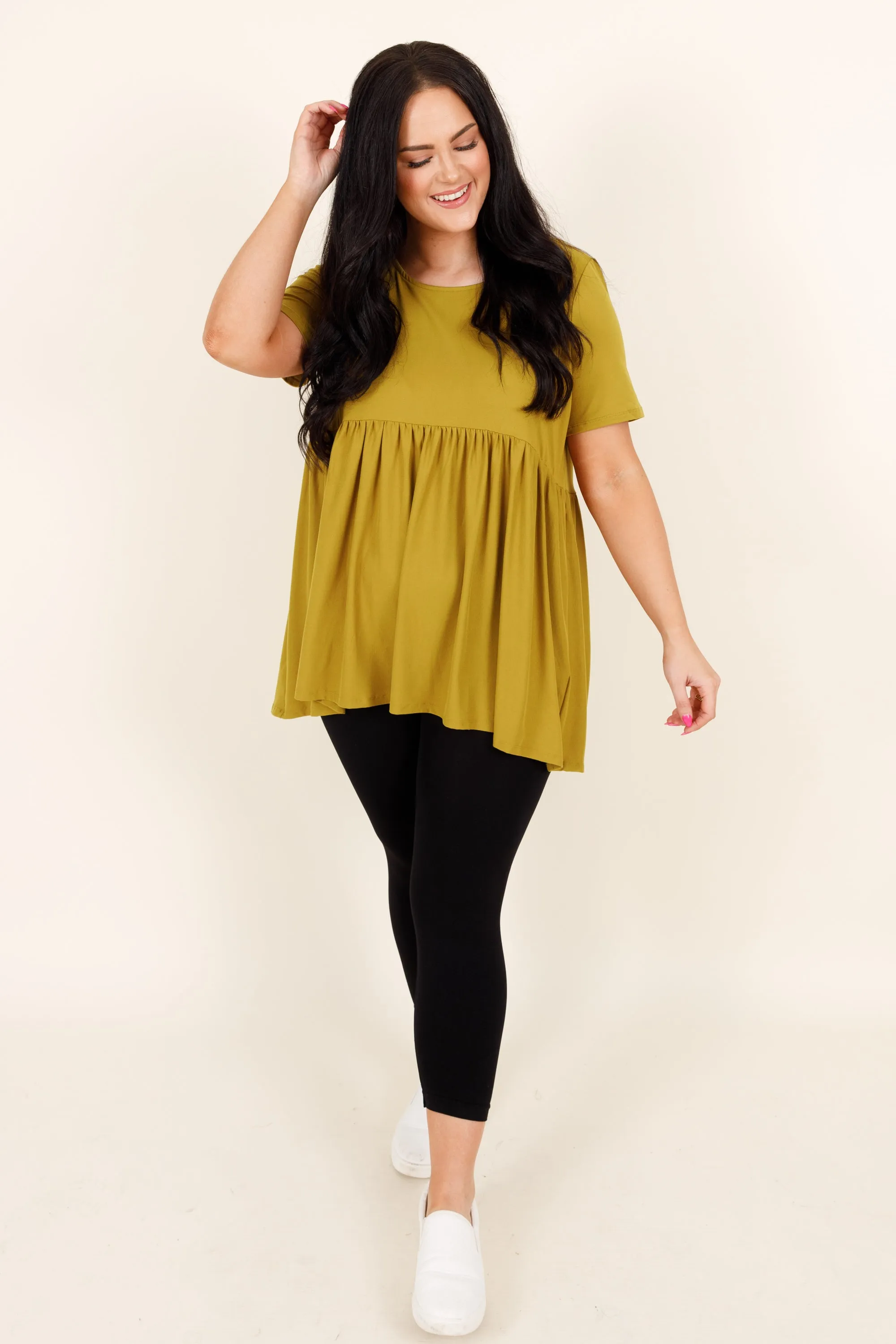 Princess And Punks Top, Olive