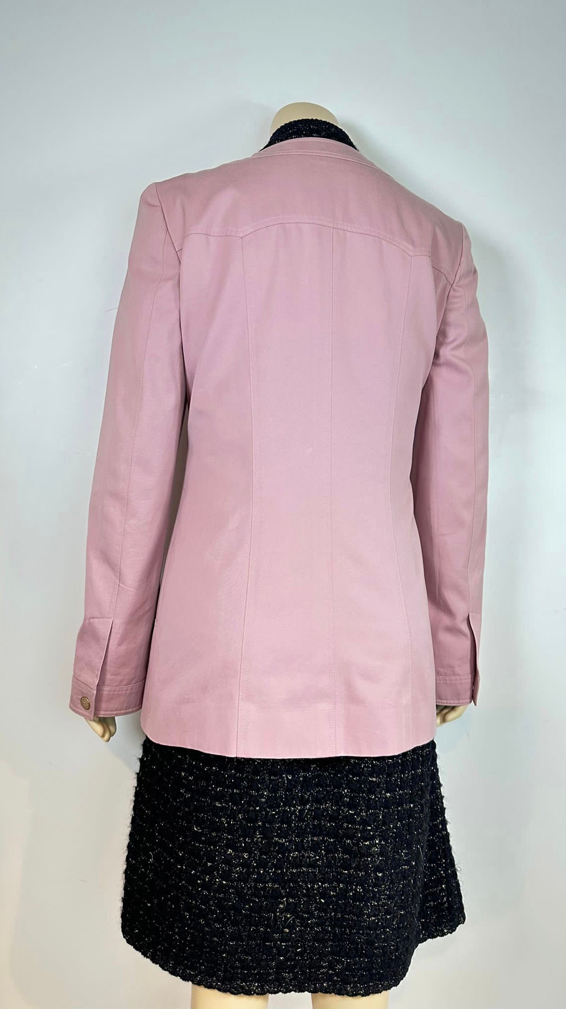 Rare Chanel 02P 2002 Spring Pink Jacket FR 42 US 6/8