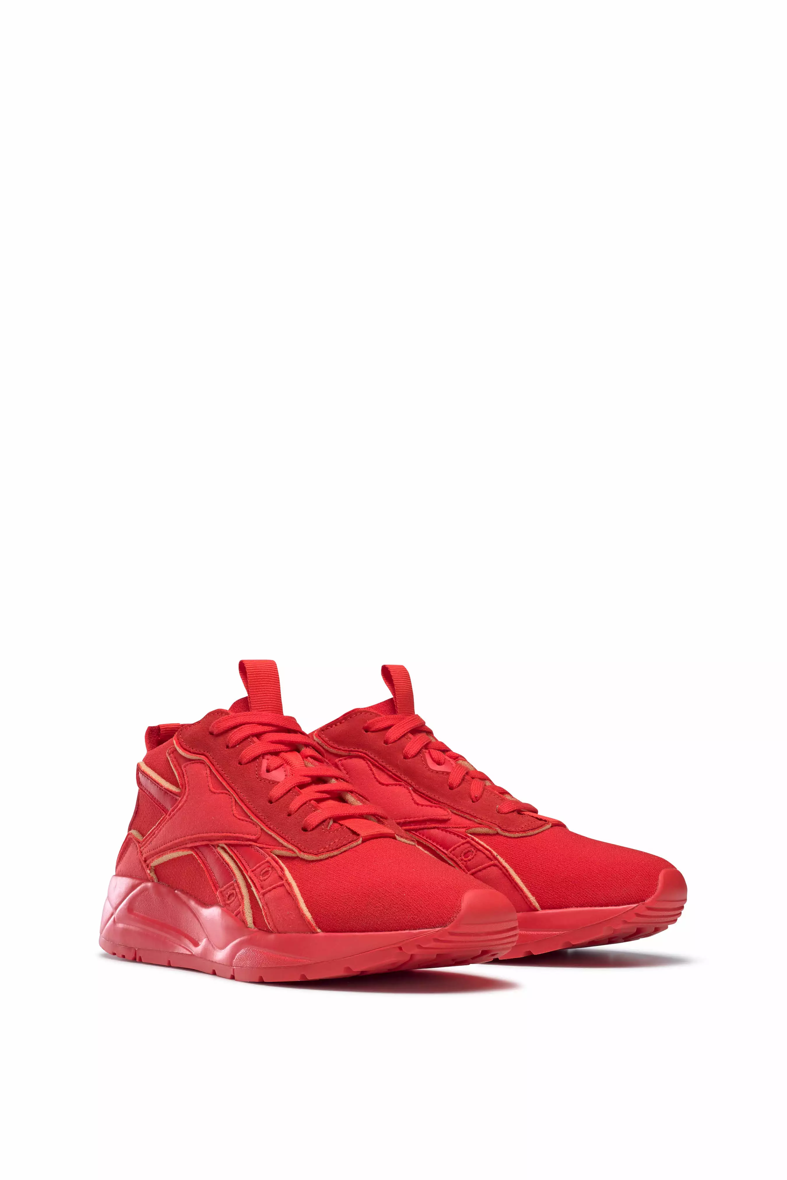 Reebok x VB Bolton Knit Sneaker in Instant Red