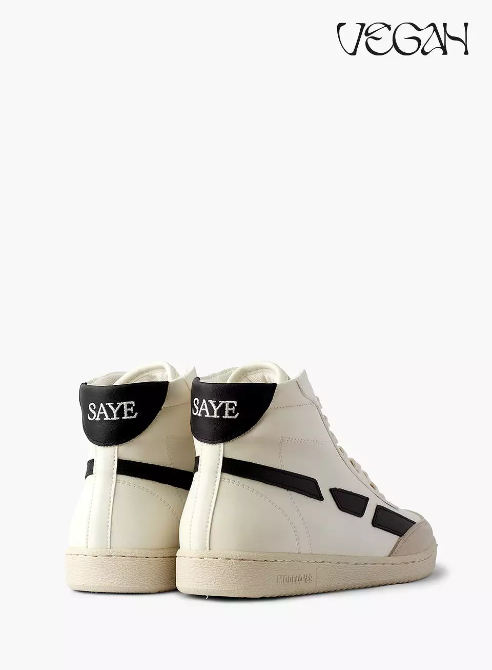 Saye Modelo Vegan High Sneaker in Black