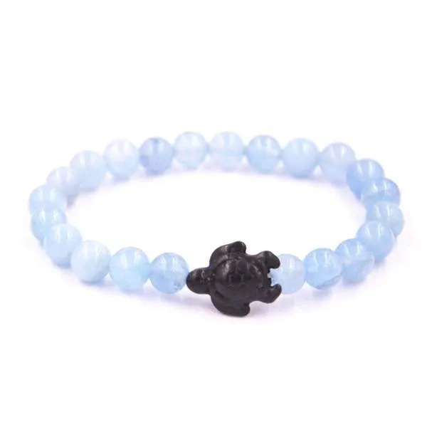 Sea Turtle Lava Stone Bracelets