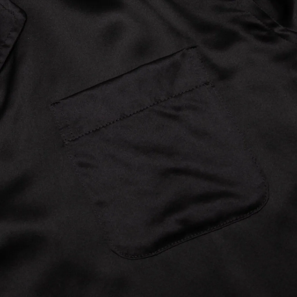 Silk Pajama Shirt - Black