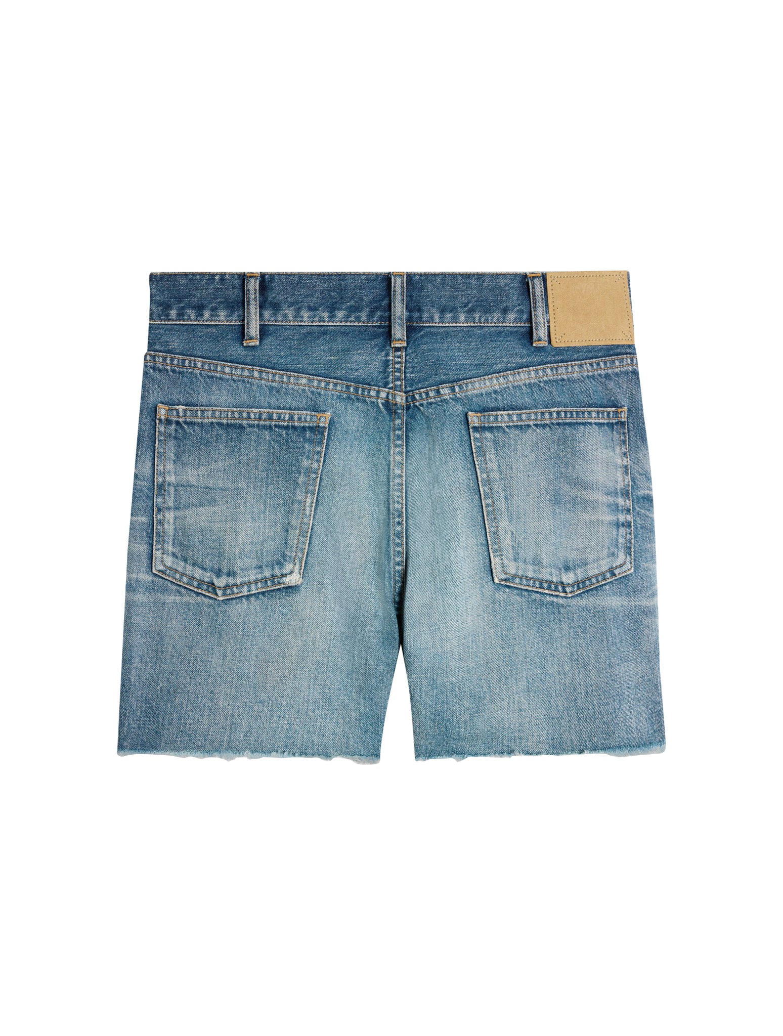 SKATE SHORTS IN ELECTRIC SKY WASH DENIM