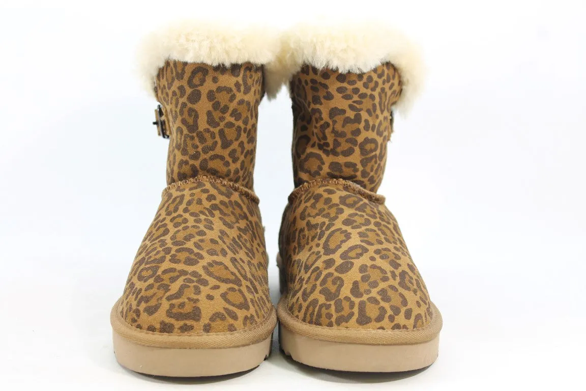 Style & Co. Tiny2 Women's Leopard Boots 8M(ZAP19160)