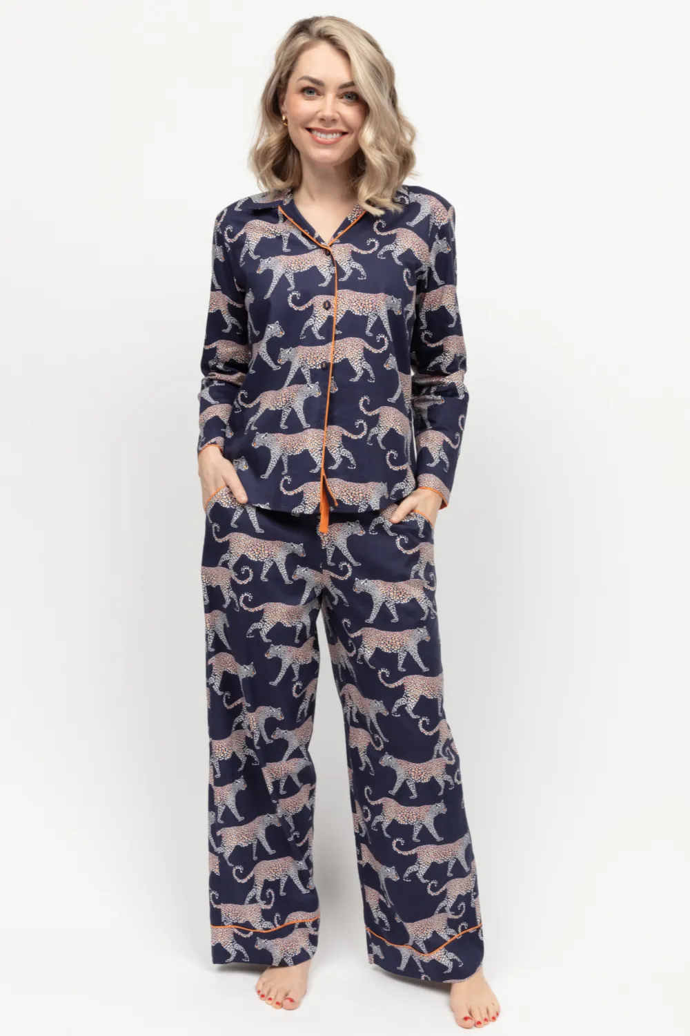 Taylor Leopard Print Pyjama Bottom