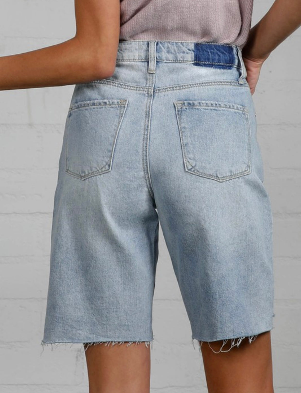 The Lindsay Denim Bermuda Shorts