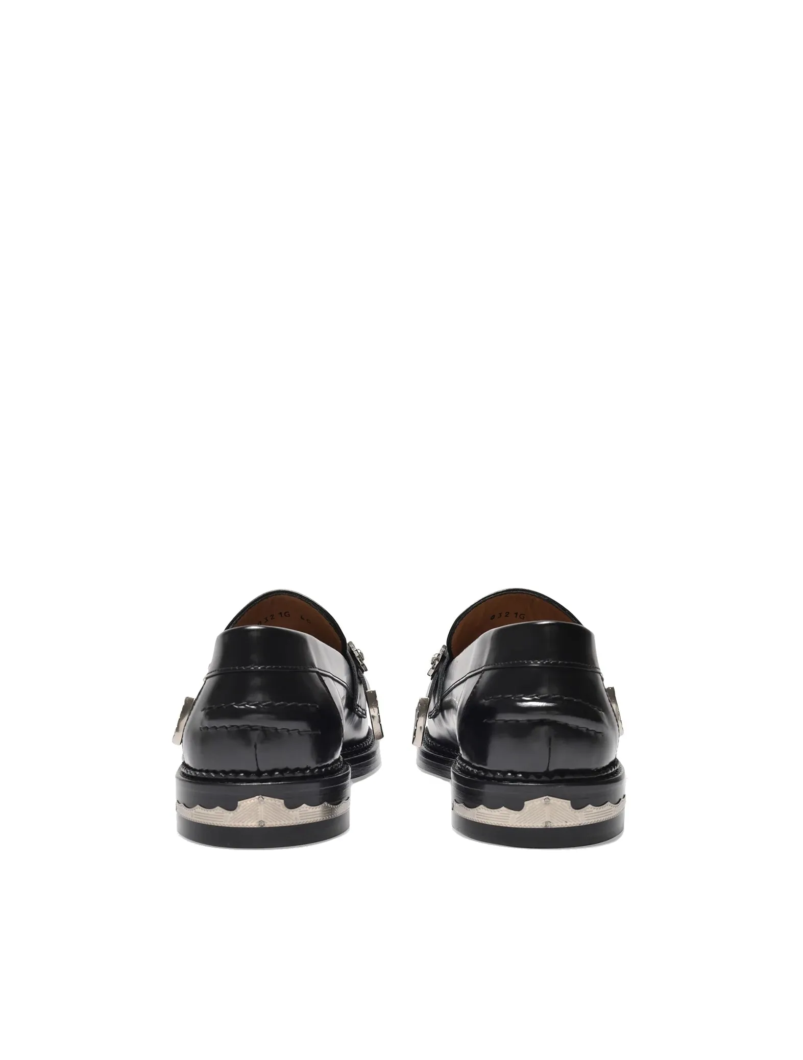 Toga Pulla Black Polido Loafer