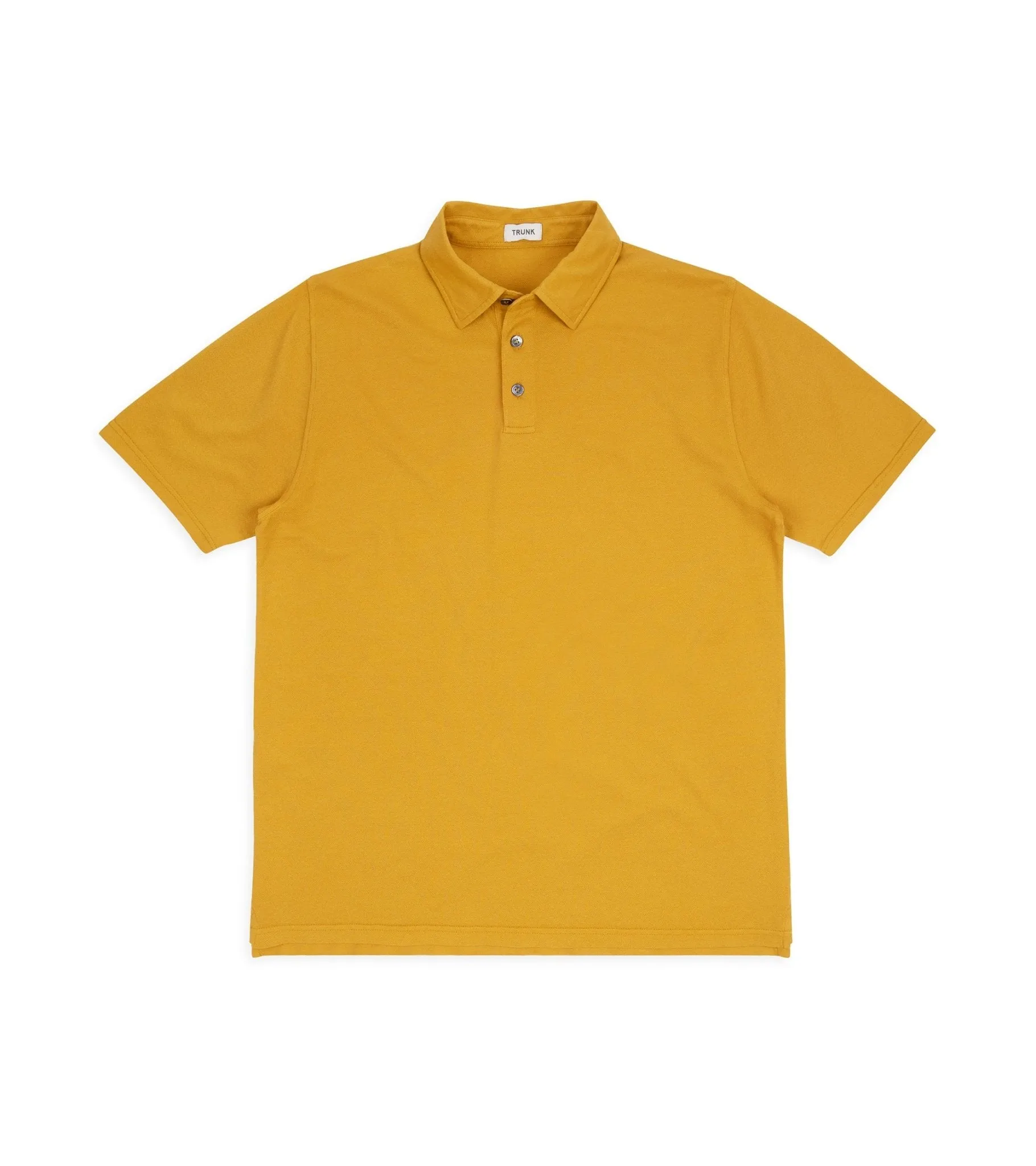 Trunk Moxon Short Sleeve Polo Shirt: Golden Yellow