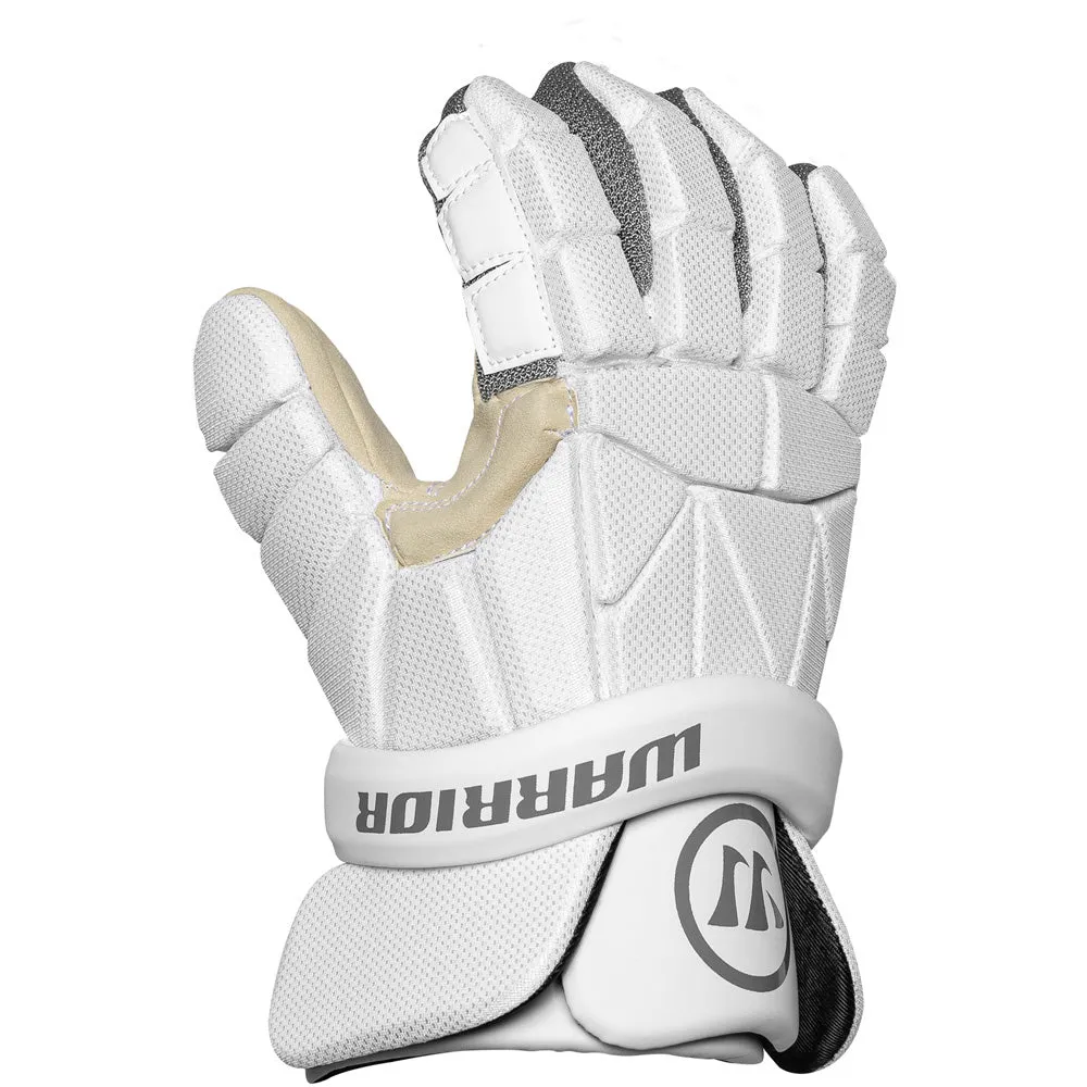 WARRIOR EVO LITE WHITE LACROSSE GLOVES