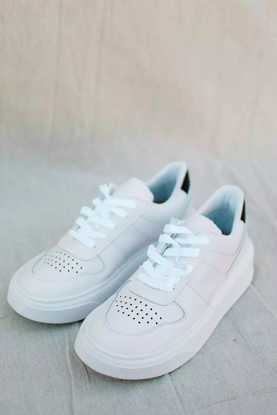 White Platform Sneaker