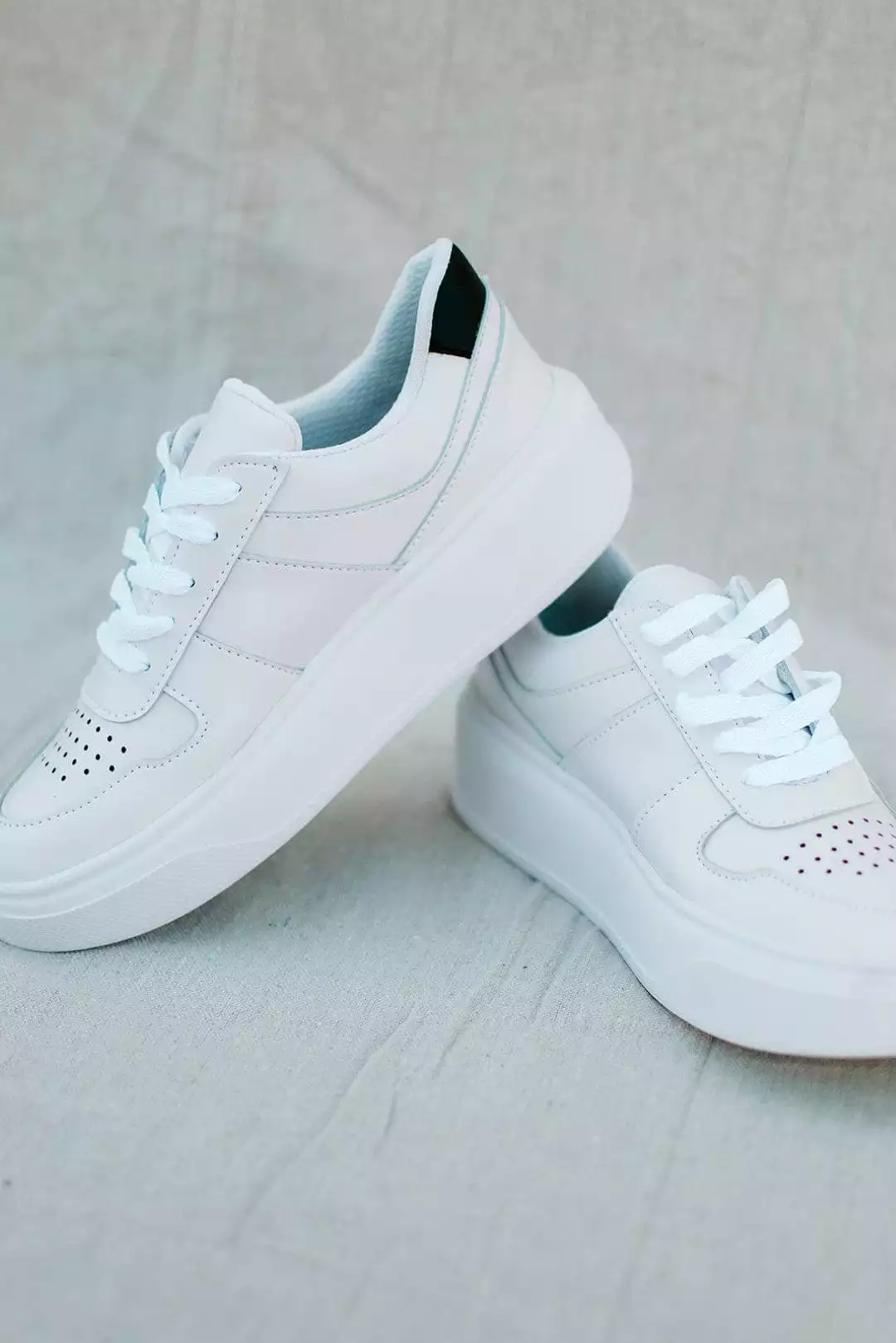 White Platform Sneaker