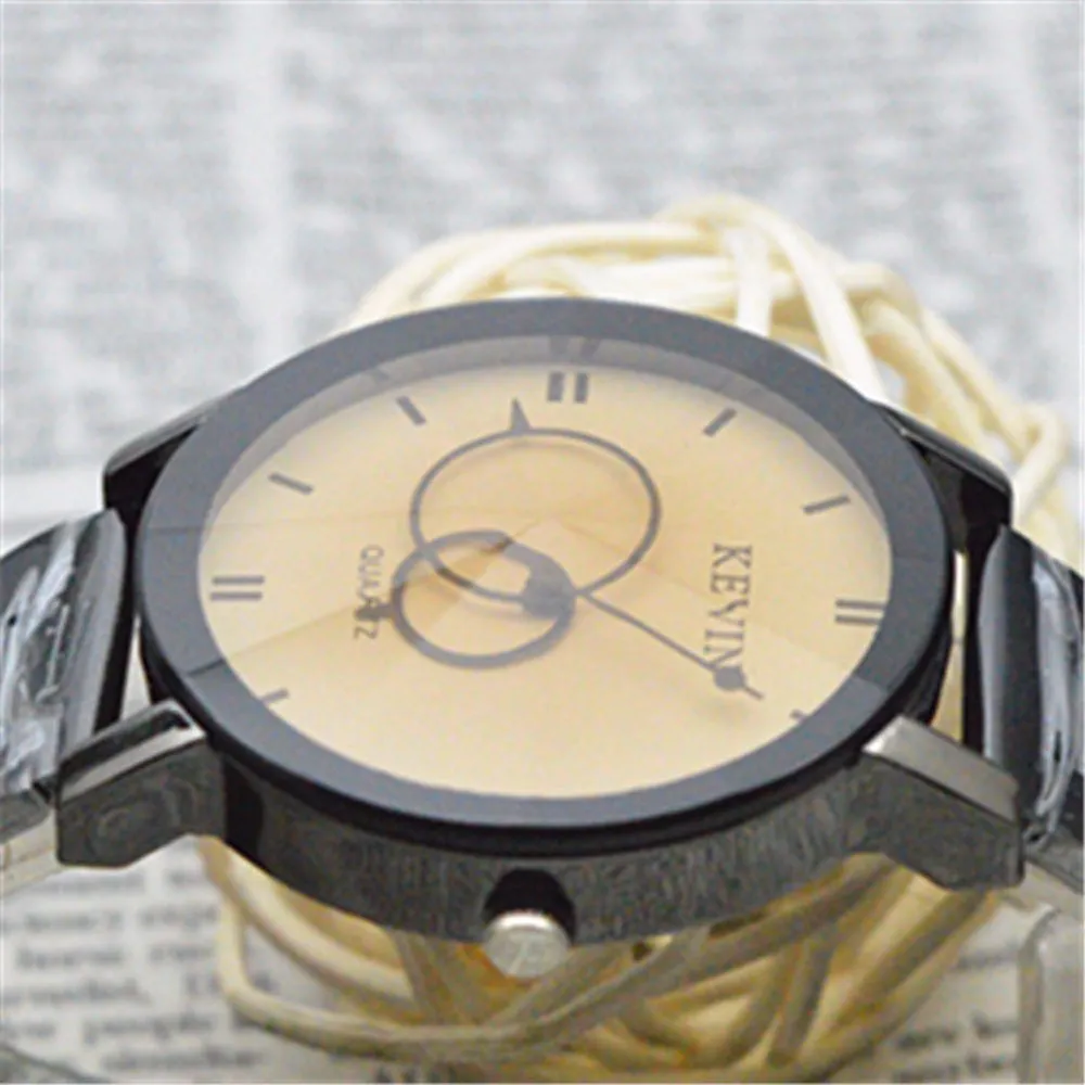 Wrist Watches for Women Design Black Stainless Steel Band Round Dial Quartz Wrist Watch Gift Montre Feida